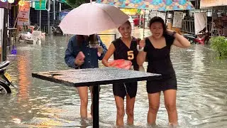 Heavy Storms Hit Pattaya Thailand Today