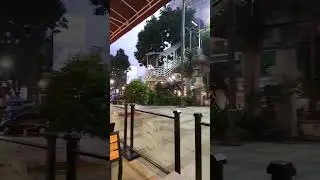 Suasana Menjelag magrib kota bandung 
