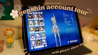 complete genshin account tour ♡‧₊˚⋆ AR60 player since 2020 ✧₊˚