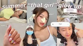 SUMMER “that girl” GLOW UP 🪷| new hair, nails, self-care day, nose job?? & etc! 🧖🏻‍♀️