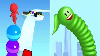 Long Neck Run | Stack Rider - All Levels Gameplay (Android, iOS) | MEGA APK UPDATE - DVVXHZSBSX