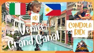 Grand Canal Venice| my first | Aki Riding Condola in the Philippines | AkiAshiAyou Little Learners