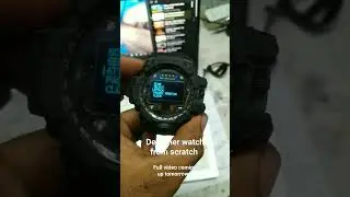 Old G-Shock watch into deauther watch...