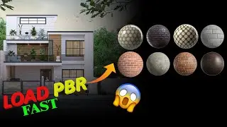 How to quickly load PBR Materials in 3dsMax|Easy Method|3dmax full Course