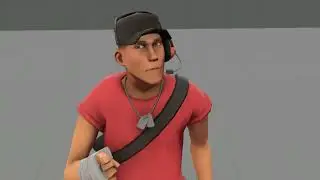 Scout mewing (SFM animation)