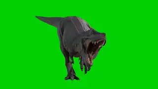 Dinosaur 🦕 running Green Screen animation effects No Copyright Free Animation 