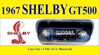 1967 Mustang Shelby Gt500  Radio Bluetooth