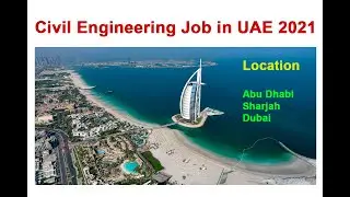 9 Civil Engineering Job 2021 | UAE | Abu Dhabi | Sharjah | Dubai |