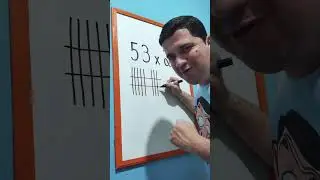 Multiplicação INCRÍVEL do Mr Bean da Matemática ♥️ #shorts