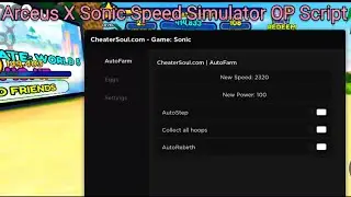 Arceus X Sonic Speed Simulator OP Script