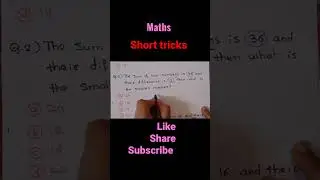 Maths short tricks #shorttricks #shorts