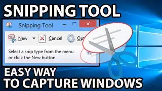 HOW TO CAPTURE WINDOWS DISPLAY || SCREENSHOT YOUR WINDOW USING SNIPPING TOOL