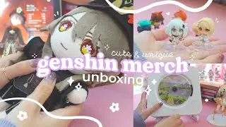 🎐 unboxing cute genshin impact merch | a lil' haul of some of my faves + a few rare items ˙ᵕ˙