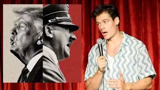 German Comedian Roasts US Politics: Trump vs. Hitler?! Mario Adrion | Standup Comedy