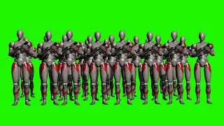 Robot Trooper_Free : NoCopyright, HD | Green Screen Animation | 3D Video Play