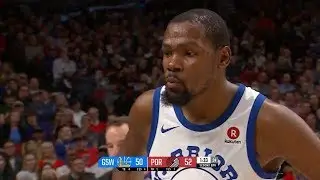 Fan Ejected after having some words with Kevin Durant | Warriors vs Blazers
