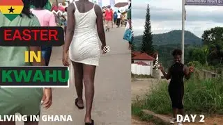 KWAHU EASTER IN OBOMENG||LIVING IN GHANA