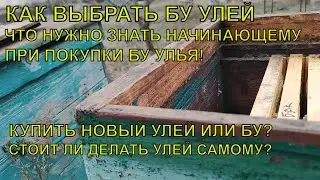 БУ улей для начинающих как выбрать 🤔☝️✅
