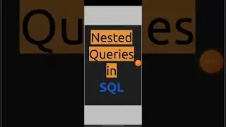 Nested Queries in SQL