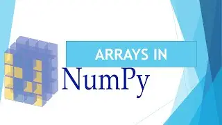 How to Create  ARRAY IN NUMPY