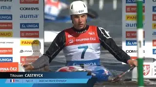 Titouan Castryck, France, Canoe Slalom, Heats / 2024 ICF Canoe Slalom World Cup Prague Czechia
