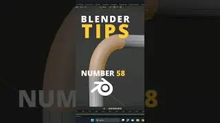 Blender Tip 58 Connect your Pipes ✔️ #blender #blender3d #blendertutorial #tutorial
