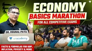 Economy Basics Marathon: GDP-GNP Formula, CPI-WPI Inflation, Poverty BPL line, etc 