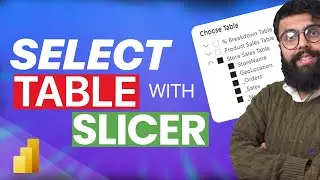 STORE tables inside a SLICER and select which table to SEE 😲!
