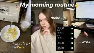 My morning | My morning routine | Spend the morning with me | breakfast, care, make-up