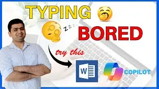 MS WORD AI COPILOT FOR TYPING || FAST TYPING IN MS WORD FOR FREE !!