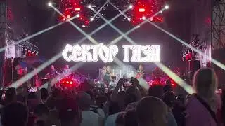 Черный Вторник feat. Татьяна Фатеева (Сектор Газа) - Вечером на лавочке (Live - Voronezh) 18.08.2023