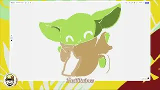 Speed Art: Drawing Baby Yoda with Miro's Pen Tool