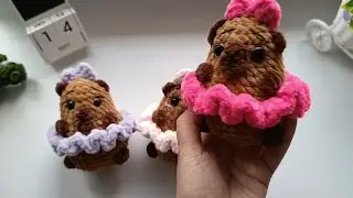 Навязала в мае. Ярмарочные игрушки крючком из плюшевой пряжи