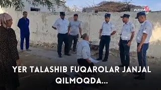 Farg'onada fuqarolar yer talashib janjal qilmoqda...| RuxsorNews