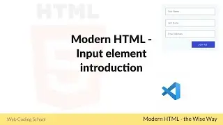 Learn HTML - Input elements intro