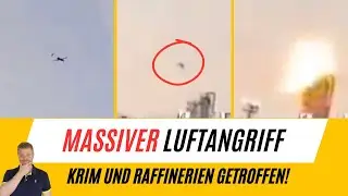 MASSIVER Ukrainischer Luftschlag auf Krim, Raffinerie 1900km hinter der Front angegriffen! (284)