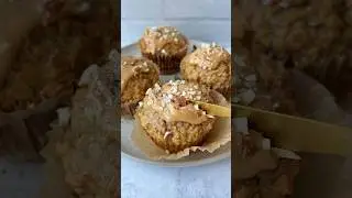 With 1 Banana 🍌 left over you can make the healthiest breakfast muffins 🤯 