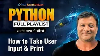Learn how to print in Python | How to take input from user  | What is Method, Identifier, Variable