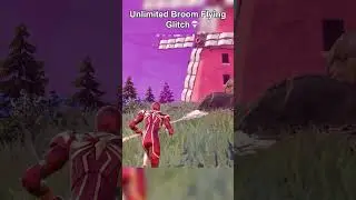 INFINITE BROOM FLYING GLITCH IN FORTNITE💀 