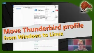 Thunderbird: Migrate data from Windows to Linux