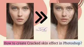 How to create cracked skin effect in Adobe Photoshop?