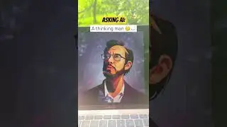 Asking AI: A thinking man 🤔💭