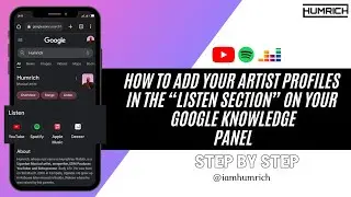 How To Add Your Artist Profiles In The “Listen Section” On Your Google Knowledge Panel
