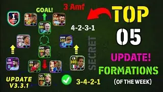Top 05 Best Unique Formations In eFootball 2024 Mobile