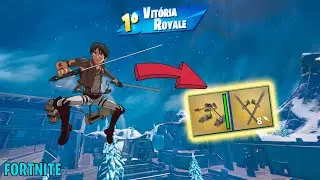 DESAFIO SÓ VALE ARMAS DO ATTACK ON TITAN NO FORTNITE!