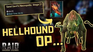 Mini Chaagur??... HellHound Beating High Stage Sand Devil's Necropolis... | RAID SHADOW LEGENDS