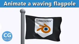 Animate a waving flag in Blender