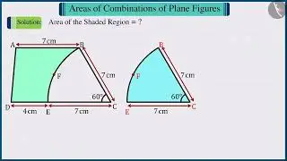 Area of combinations of plane figures Part 3