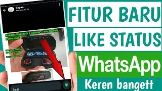 Fitur Terbaru Cara Like Status Di Whatsapp |Cara Like Story Whatsapp