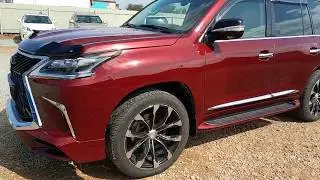 Рестайлинг LX570 из 2008 в 2018